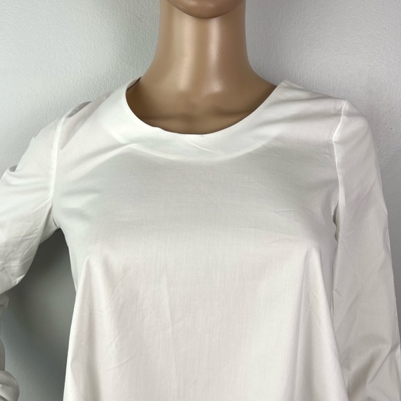 NEW TOTEME WHITE COTTON POPLIN SHIRT - Picture 3 of 7